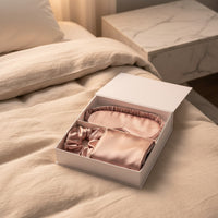 The Sericé Sleep Set — Silk Pillowcase, Eye Mask & Scrunchie