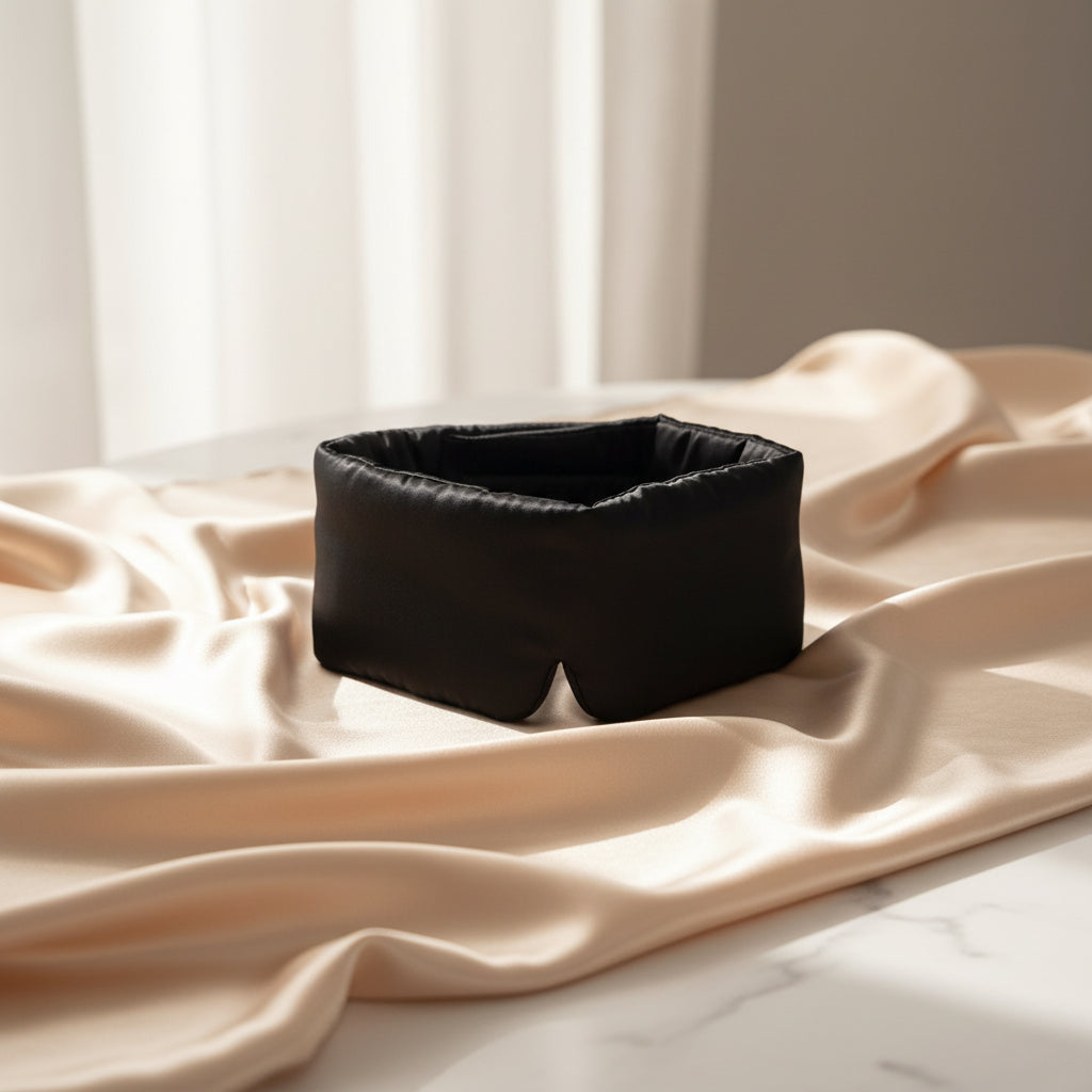 Customer photo of the Sericé silk sleep mask
