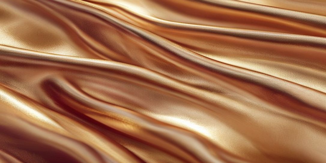 Close-up of 22-momme mulberry silk showing the weave and sheen