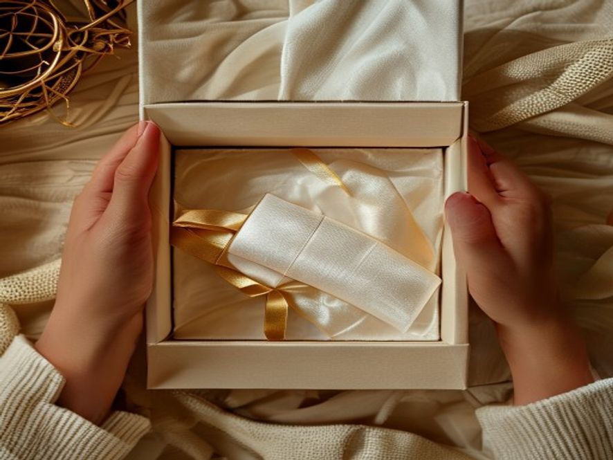 Customer photo of the gift box